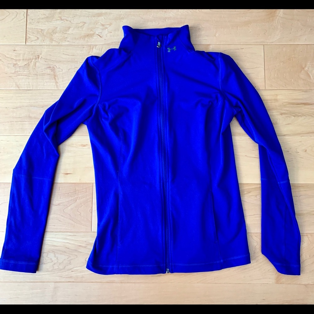 Blue Under Armor Fitted Lightweight Jacket